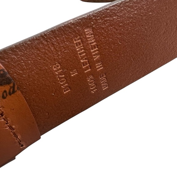 Patricia Nash NEW Riot Rust Brown Leather Belt main image 5